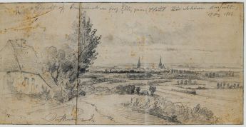 Blick auf Emmerich und Hochelten