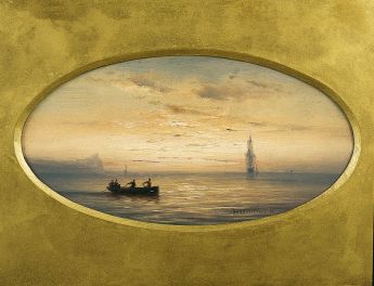 Abendstimmung an der normannischen Küste