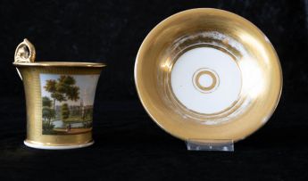 Ziertasse mit Motiv "Cleve am Flack"