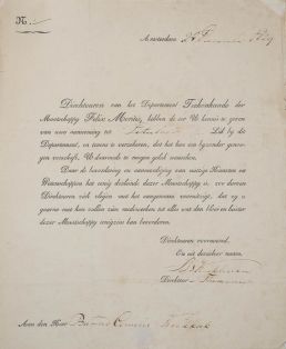 Mitgleidschaft B.C. Koekkoek