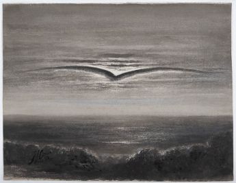 Wolkenspiel bei Mondlicht 