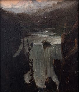 Wasserfall im Gebirge