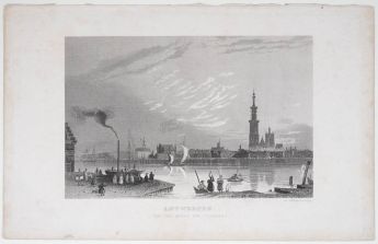 Antwerpen, von der Spitze von Flandern