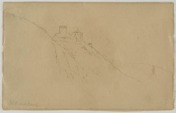 Burg auf einem Hügel