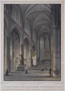 Innere Ansicht der katholischen Pfarrkirche zu Cleve