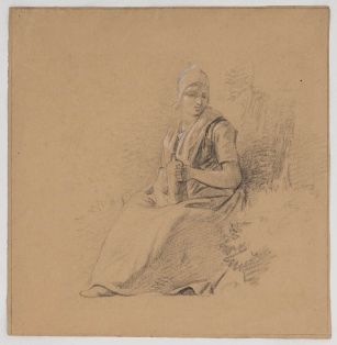 Bauernmädchen mit Krug