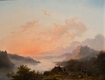 Morgendämmerung am Rhein, 1832/47