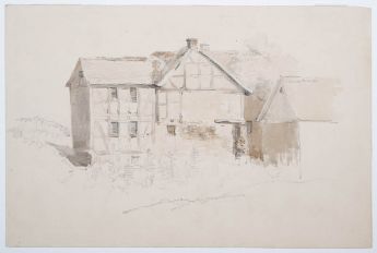 Gruppe von Fachwerkhäusern