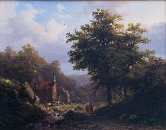 Ruine der mittelalterlichen ehemaligen Kirche von Düffelward