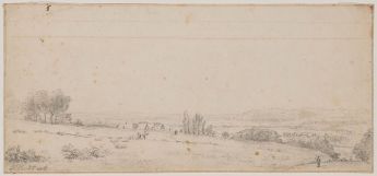 Blick über Groesbeek auf den Reichswald