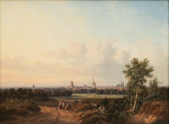 Blick auf Kleve mit Heideberger Mühle