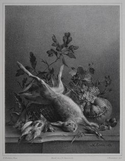 Jagd- und Früchtestillleben, 1839