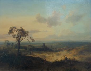 Blick auf Kleve vom Klever Berg