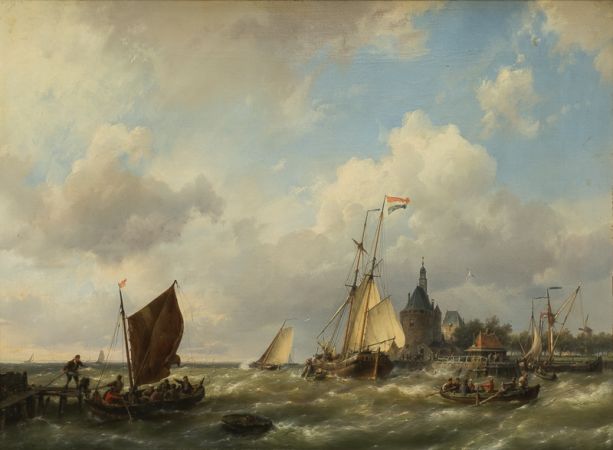 Meerblick mit Hauptturm Hoorn