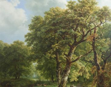 B.C. Koekkoek, Waldlandschaft, 1834