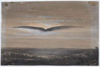 Wolkenspiel bei Mondlicht