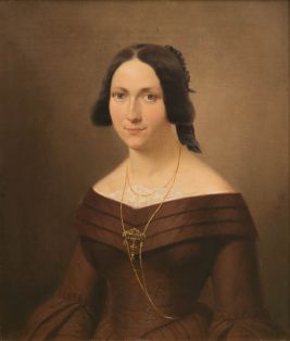 Portrait Frau Johanna Frederica Aries (geb. Lobry (1810-1869)) aus Kleve