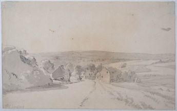 Dorfstraße in den Ardennen