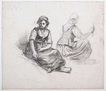 Figurenstudie zwei Frauen