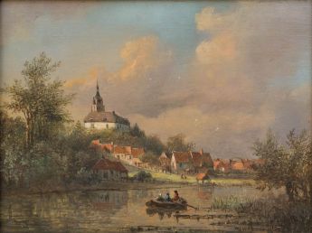 Blick auf Schwanenburg vom Kermisdahl