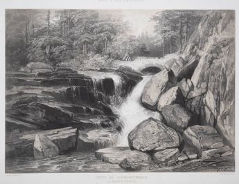 Der Wasserfall von Schwarzembach (Baden-Baden)