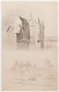 Studien zu zwei Schlossansichten