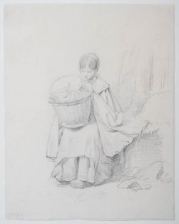 Figurenstudie junge Frau