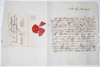 Brief von Graf von Schoenborn an B.C. Koekkoek